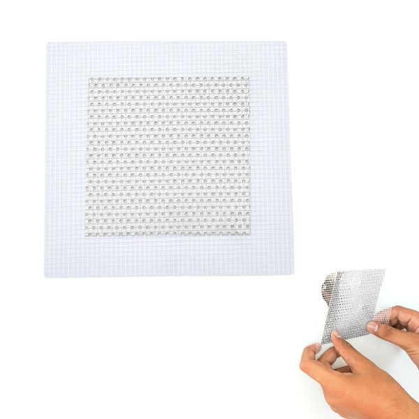 Wall Repair Patch - Plasterboard Repair Patch - 10 x 10 cm Self Adhesive Drywall Repair Kit - Fibreglass Repair Kit Plastering Tools Plaster Patches for Walls & Ceilings - 4 x 4 inches