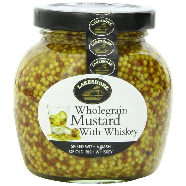 Lakeshore Wholegrain Mustard with Irish Whiskey, 7.2 Ounce