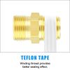 ERGAOBOY 2 Pcs 8MM OD X 3/8" BSP Thread Brass Compression Pipe Fitting, Heavy Duty Brass Compression Fitting