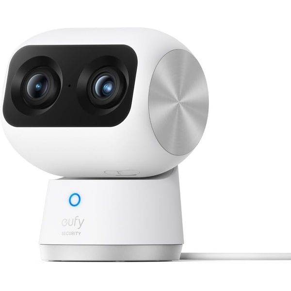 eufy S350 4K Indoor Security Camera Dual Cameras 360° PTZ Baby Monitor 8×Zoom