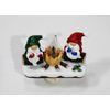 NIB WINTER CHRISTMAS GNOMES FLICKERING CAMPFIRE NIGHT LIGHT - WALL PLUG-IN