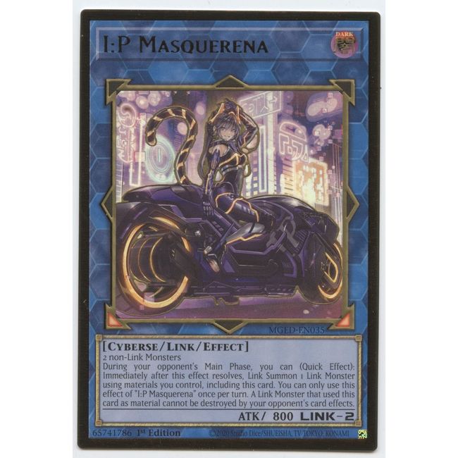 I:P Masquerena (Alternate Art) - MGED-EN035 - Premium Gold Rare - 1st Edition