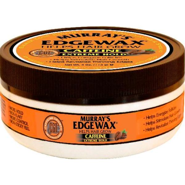 MU.R-RA-Y'S EDGE WAX CAFFEINE- EXTREME HOLD -4 oz