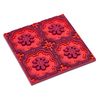 Images d'Orient Coasters, Sejjadeh Ruby, Set of 6