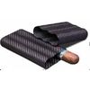 Carbon Fibre Cigar Case for 3 Cigars with 57 Ring Gauge
