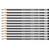 NATARAJ Pencils -  12 x Premium 2B Pencils With Rubber Tip + Sharpener Pack