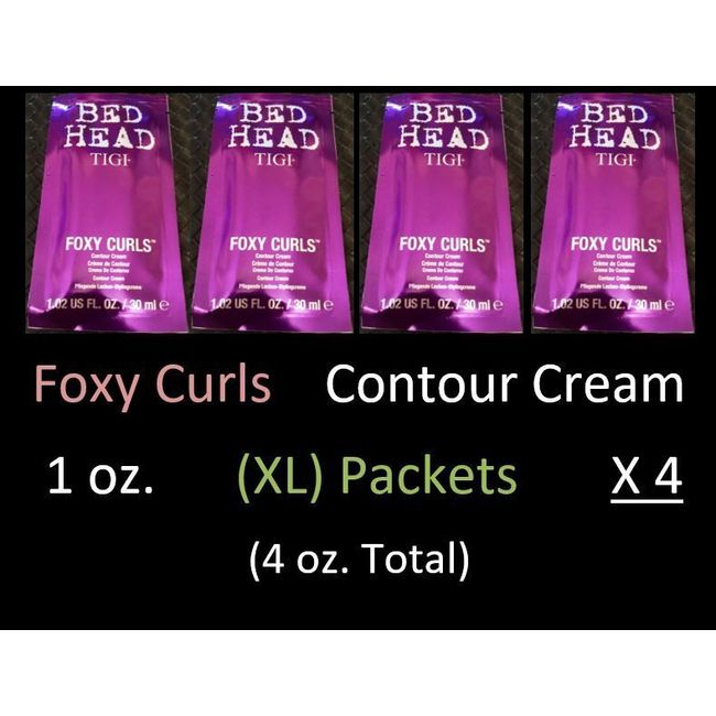 Tigi Bed Head Foxy Curls Contour Cream 1 oz. *4-PACK* (4 oz. total) New!