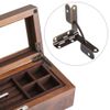 20pcs Spring Hinge TOPINCN Mini Hinges Decorative Wood Case Box Lock with Crews(Bronze)