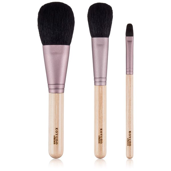 KOYUDO Collection Koyudo Makeup Brush, Rin, Set of 3, 1 Set