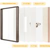 11X14 Premium Picture Frame Set of 2 - Solid Walnut Wood, Uv-Blocking Plexiglass