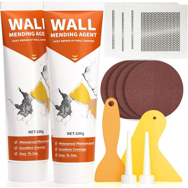 Spackle Wall Repair Kit,Drywall Repair Patch Kit,Simple Small Wall Hole Filler＆E