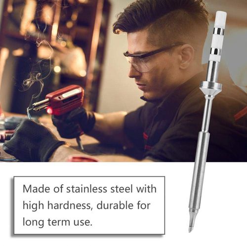 Mini Stainless Steel Soldering Iron Tips Replacement,for TS100 Soldering Iron,Pack of 1pc(TS-BC2)