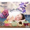 BRUBAKER 6 Handmade "Pink Moments" Spa Bath Bombs Bath Melts Bath Truffles - All Natural Vegan, Organic Shea Butter, Cocoa Butter and Olive Oil Moisturize Dry Skin