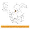 For 08-13 Highlander Front Hood Hinge Bracket Left Right Side SET PAIR