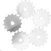 45Mm Rotary Cutter Blades, 5PCS Perforating Rotary Replacement Blade, Wide Skip