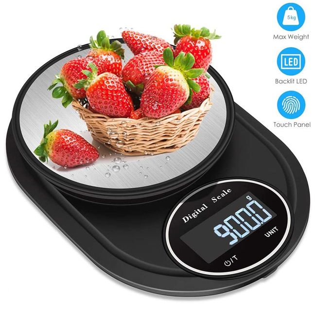 Electronic Espresso Coffee Scale, Smart Timing, LED Touch Digital Balance,  Measuring Tools and Weight for Kitchen, 3kg, 0.1g