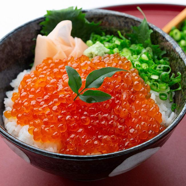 Owari Maruhachi Salmon Roe, Pickled in Soy Sauce, Frozen, Trout Eggs, 2.2 lbs (1 kg) (500 gx2P)