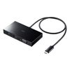 Sanwa Supply USB Type-C Hub with VGA USB-3TCV1BK