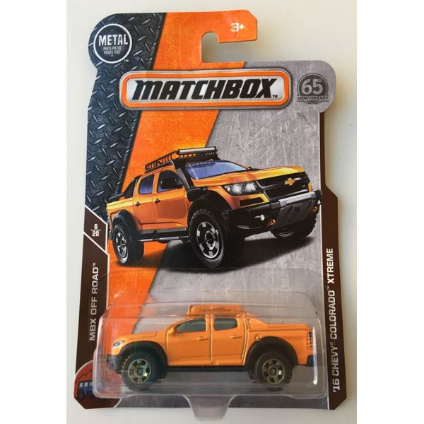 MATCHBOX '16 CHEVY COLORADO XTREME 65th ANNIVERSARY 6/20
