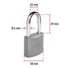 Iron padlock, 38mm, hook long, blister