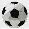 Pepita Needlepoint kit: Soccer Ball, 10" x 10"