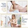 Adjustable Memory Foam Wedge Pillow with Cooling Washable Cover & Extra Pillow
