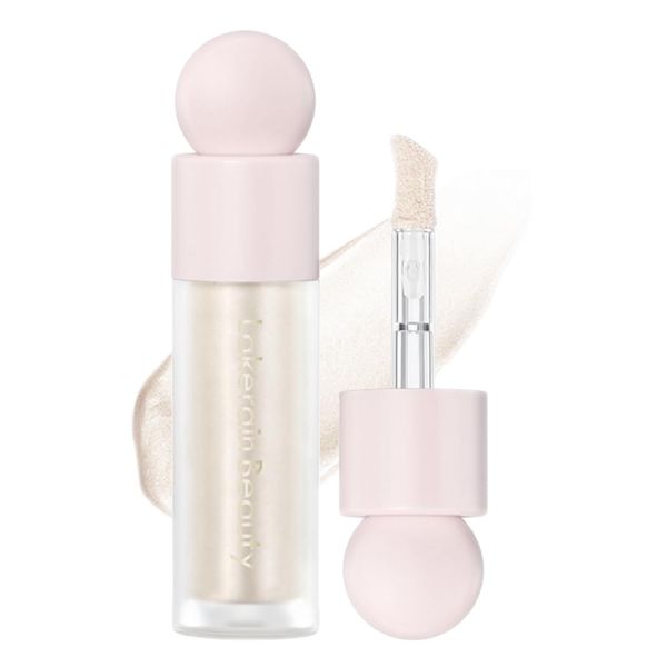 Mysense Liquid Highlighter Makeup, Natural Glow Face Highlighter Stick, Silky Smooth Light Liquid Luminizer, Long Lasting Highlight Face Illuminator Make up, 01 Moonlight White