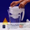Water Filter Pitcher – Lead, Chlorine, PFOA/PFOS, Microplastics Filter, 10 Cup, 