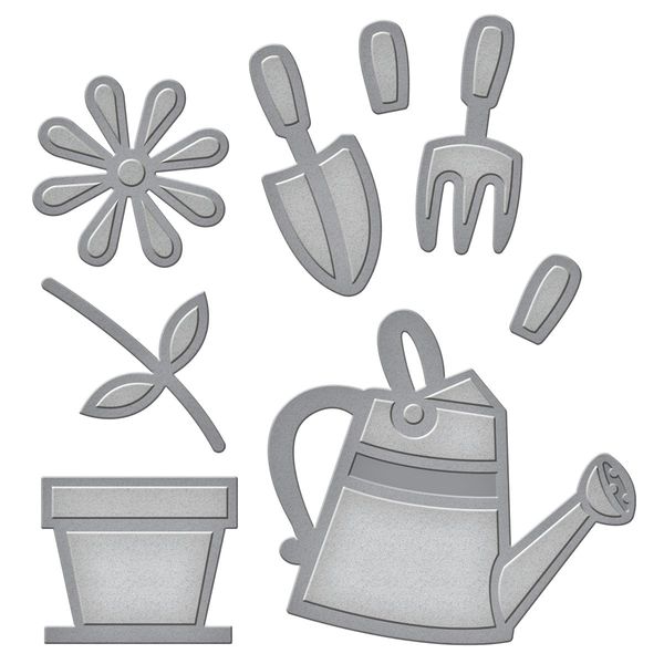Spellbinders D-Lites Green Thumb Die, Brown
