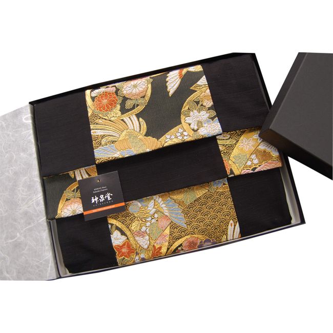 [Packaged] Boxed Japanese Body Japanese Table Runner Sash Wind 150 × 30 cm (明日香)