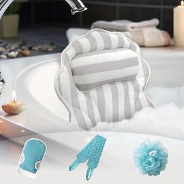 Bathtub Mat Spa Pillow Washable Bathtub Pillow 3d Mesh Bath Pillow