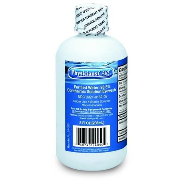 Eye Wash Solution 8oz Screw On Cap for AllPoints 54197