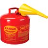 Eagle UI-50-FS Type I Safety Can 5 Gallon with Funnel Red