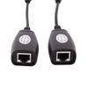 USB2.0 RJ45 Extension Adapter,over Cat5/RJ45/Cat6 Ethernet USB Male/Female Extender Kit