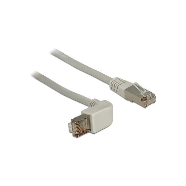 Delock Cable DE RED GEWINKELT RJ45 S/FTP CAT5E 1.00M GRIS