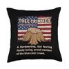 Funny Tree Trimmer Definition Tree Climber Arborist Throw Pillow