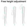 DanziX 40 PCS Plastic Curtain Hooks, 85mm White Plastic Adjustable Pinch Pleat Hooks