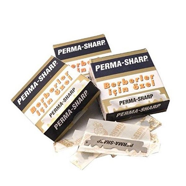 300pcs Perma-Sharp Single Edge Razor Blades (3 PACKS)