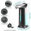 Automatic Soap Liquid Dispenser Hands-Free Sensor Touchless Refillable Bathroom