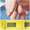 Accessotech 100 X Gold Nail Art Forms Tip Sculpting Guide Stickers Salon Acrylic Gel