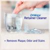 OrVance Retainer Cleaner Tablets (6 Month Supply) | Only 2 Cleanings Per Week Required | Removes Odors, Stains, Plaque for Invisalign, Mouth/Night Guards, and Removable Dental Appliances