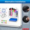 Wall Mounted Dry Erase Marker Holder for Remotes Pens for Classroom Organization