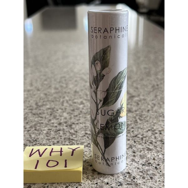 Seraphine Botanicals Sugar + Lemon Moisturizing LIP SCRUB .46oz/13g Full SZ $24