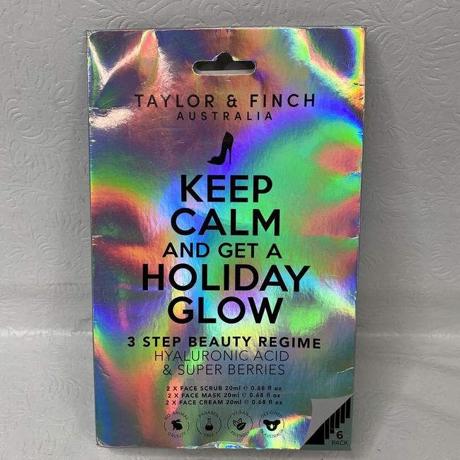 Taylor & Finch 3 Step Beauty Regime Hyaluronic Acid and Super Berries Face Pack