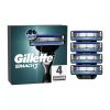 Gillette Mach3 Razor Refills for Men, 4 Razor Blade Refills