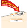 Avery TrueBlock File Folder Labels, 2/3" x 3-7/16", 750 Printable Labels, White/Orange, Permanent (5166)