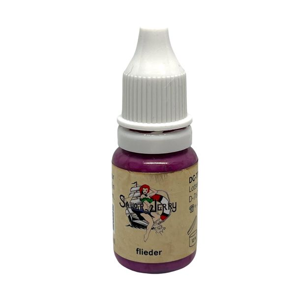 SAILOR JERRY Flieder - Lilac - 10ml - vegan - deutsche Tattoofarbe mit Zertifikat - INKgrafiX® - IG56559 - Tattoo INK violett lila Flieder