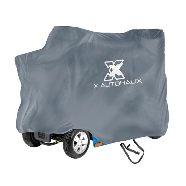 X AUTOHAUX Universal Motorbike Mobility Scooter Cover 210D Oxford Gray