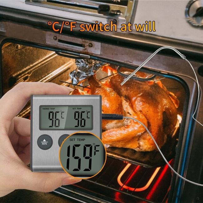  Probe Meat Thermometer Food Temperature Meter