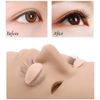 JLEivvi 3 Pairs Replacement Eyelids Realistic Removable Eyelids for Mannequin Head Eyelash Training Practice Makeup Extension